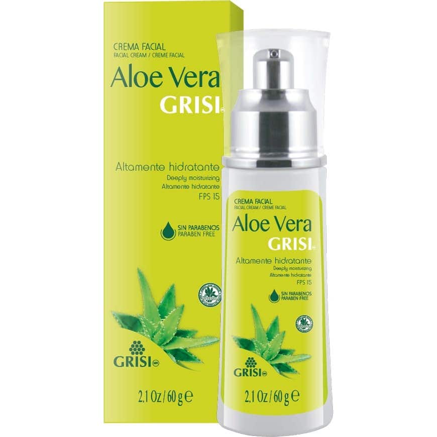 Grisi crema facial hidratante hidratante aloe vera 60ml