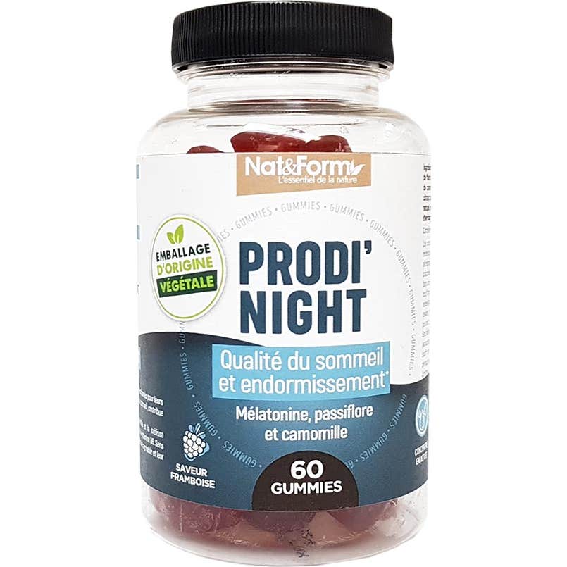 Nat&Form Prodi Night 60 Gummies