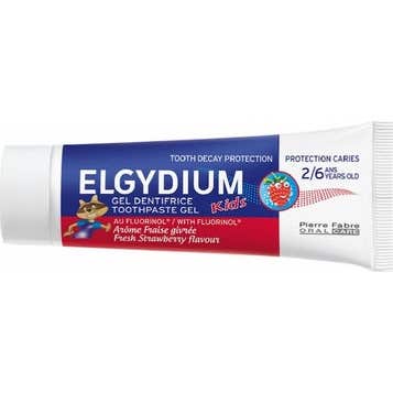 Elgydium Âge de Glace Pâte Dentifrice Fraise Givrée Kids 2/6 ans 50ml