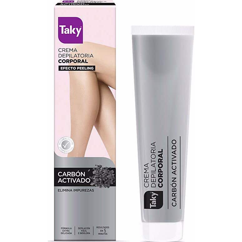 Taky Crème Dépilatoire Corps Charbon Actif 200ml