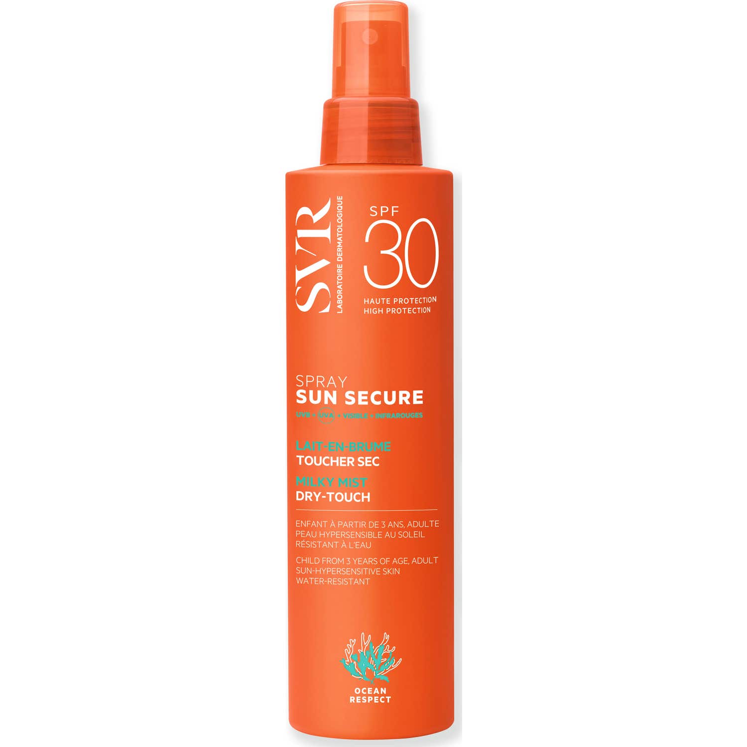 SVR Sun Secure Spray Lait En Brume SPF30 200ml