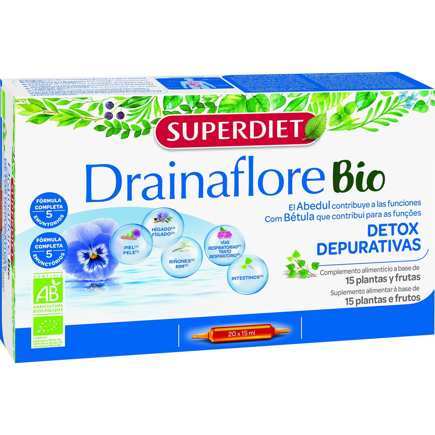 Drainaflore Super Diet 20x15ml