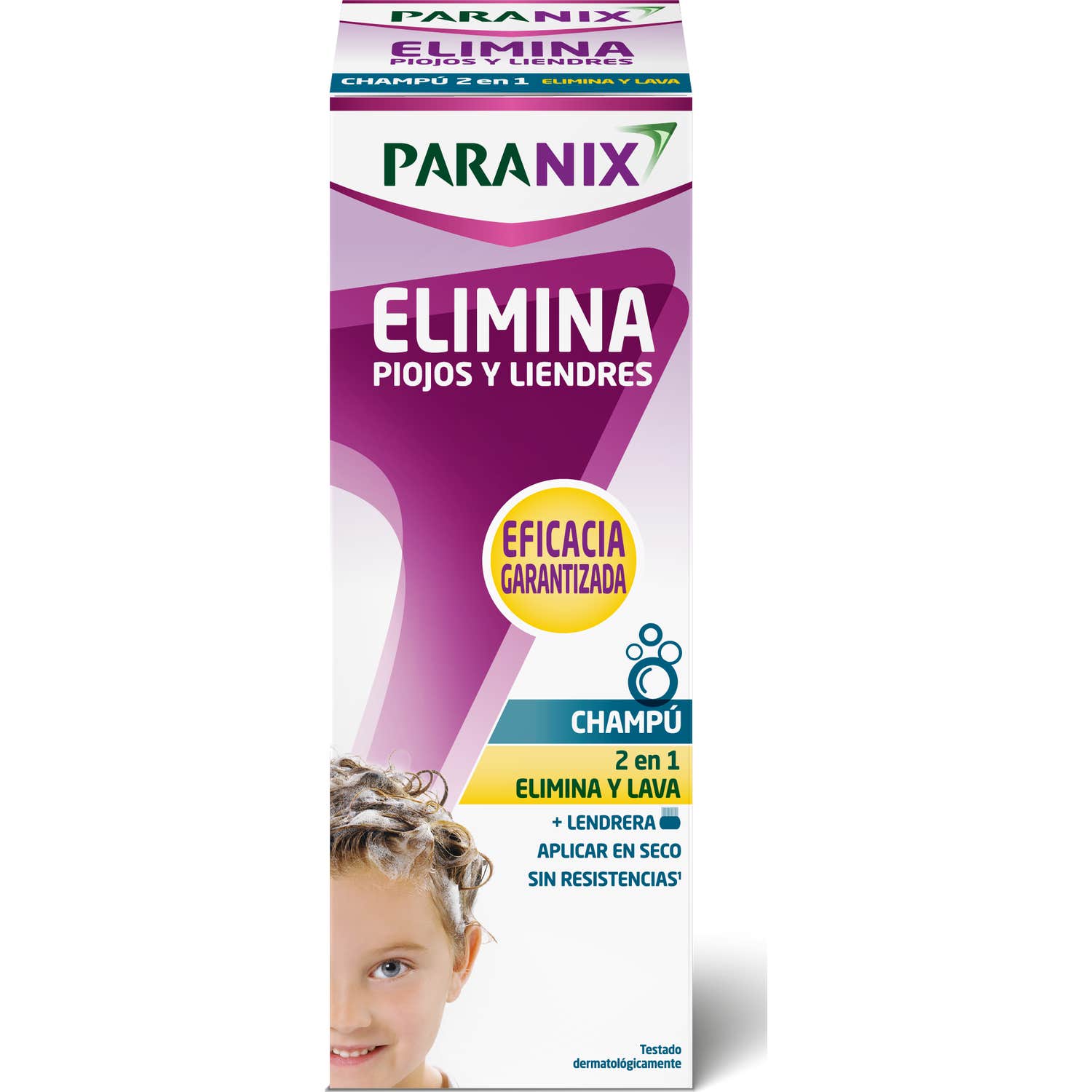 Paranix Champú 2en1 Elimina Piojos y Liendres 200ml