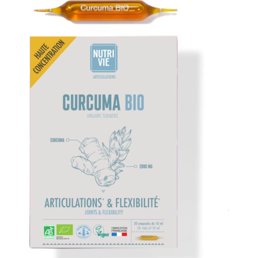 Nutrivie Ampoules Curcuma Bio 20x15ml