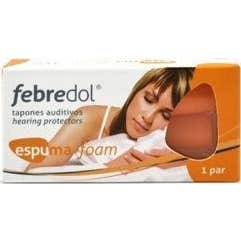 Febredol™ 2 Unités ear foam earplugs