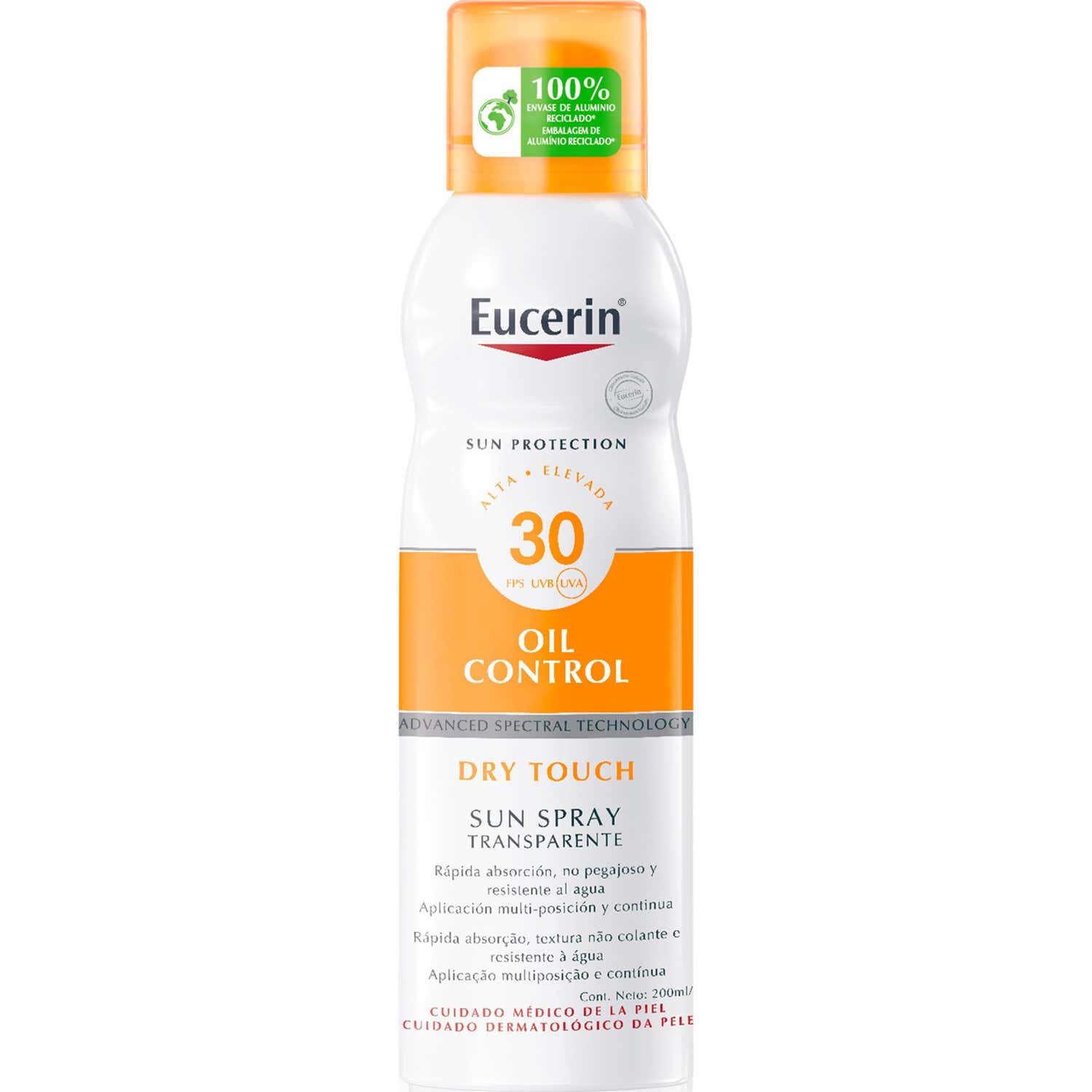 Eucerin Sun Spray Solar Transparente Dry Touch SPF30 200ml