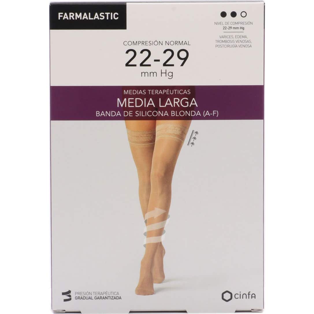 Farmalastic Bas De Contention Mi-Long (A-F) Compression Normale Camel TM