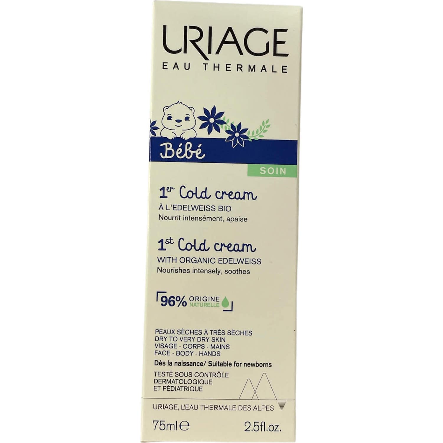Uriage 1er Cold Cream de Edelweiss Bio 75ml