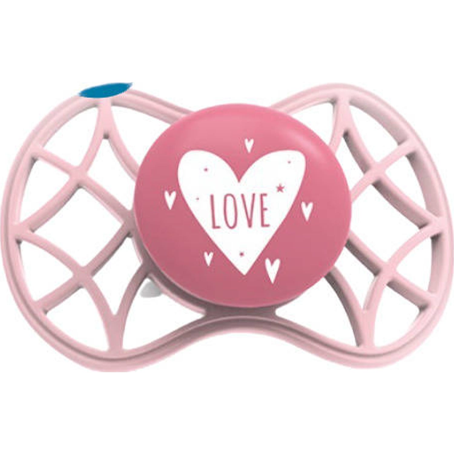 Nuvita Sucette Tétine Symétrique 0M+ Prime Rose 1 Unité