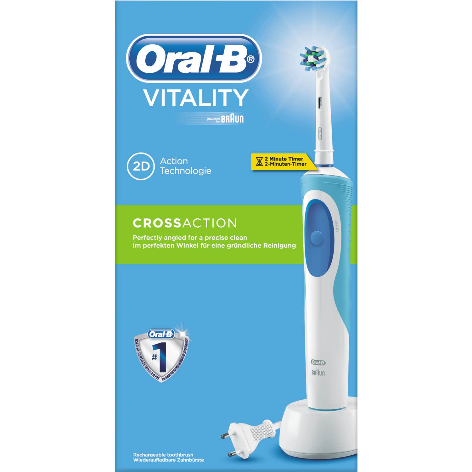 Oral-B® Vitality CrossAction 100 Brosse à Dents Électrique