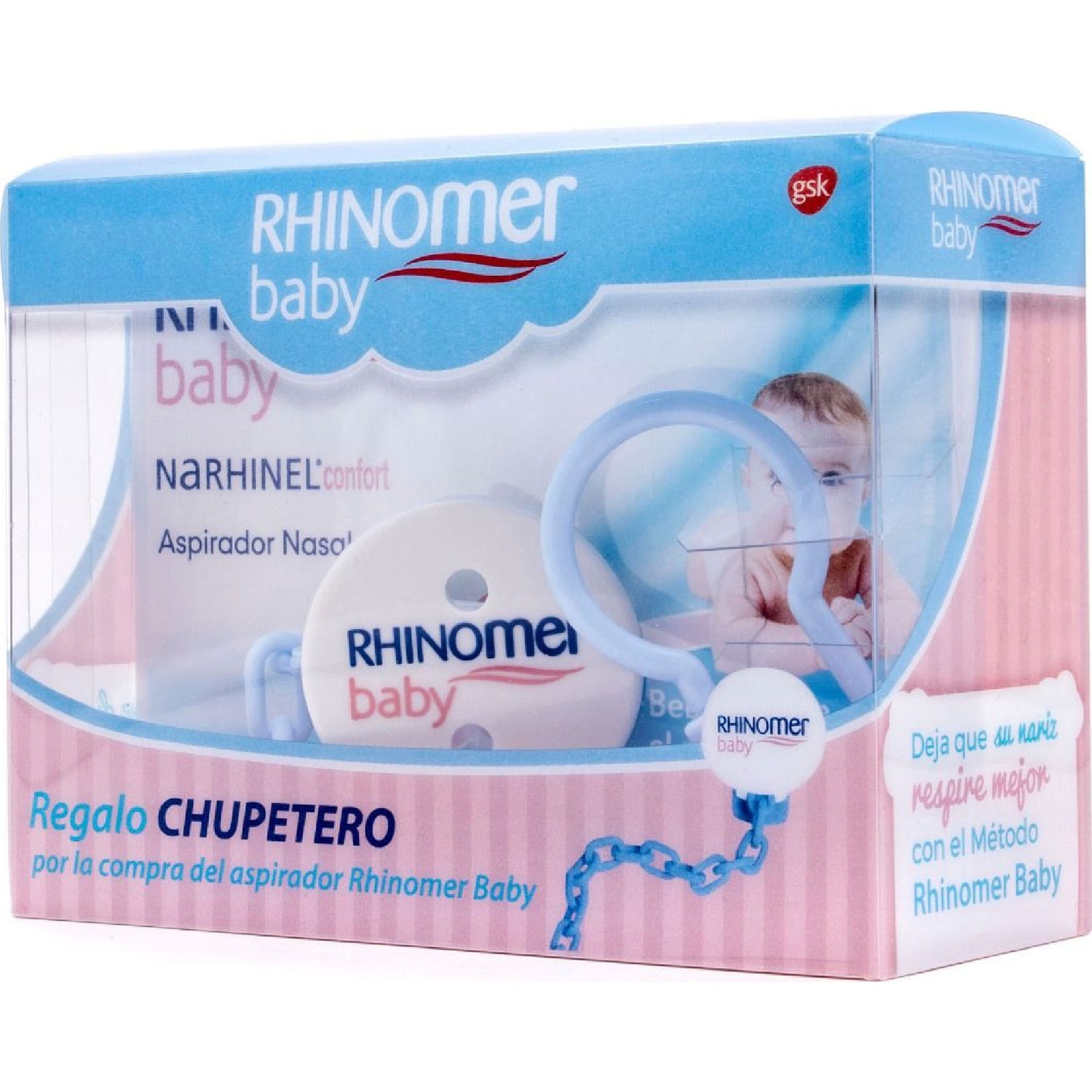 Rhinomer Baby Narhinel Aspirateur confort Narhinel Tétine nasale + sucette cadeau