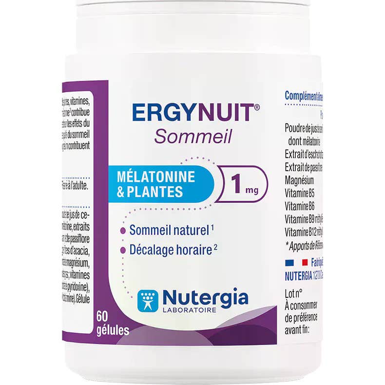 Nutergia Ergynuit Sommeil 60 Gélules