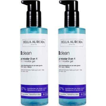 Bella Aurora Bclean Gel Micellaire 3 en 1 Peau Sensible 2x200ml