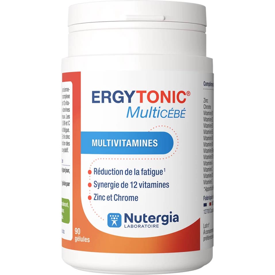 Nutergia Ergytonic Multicébé 90 Gélules