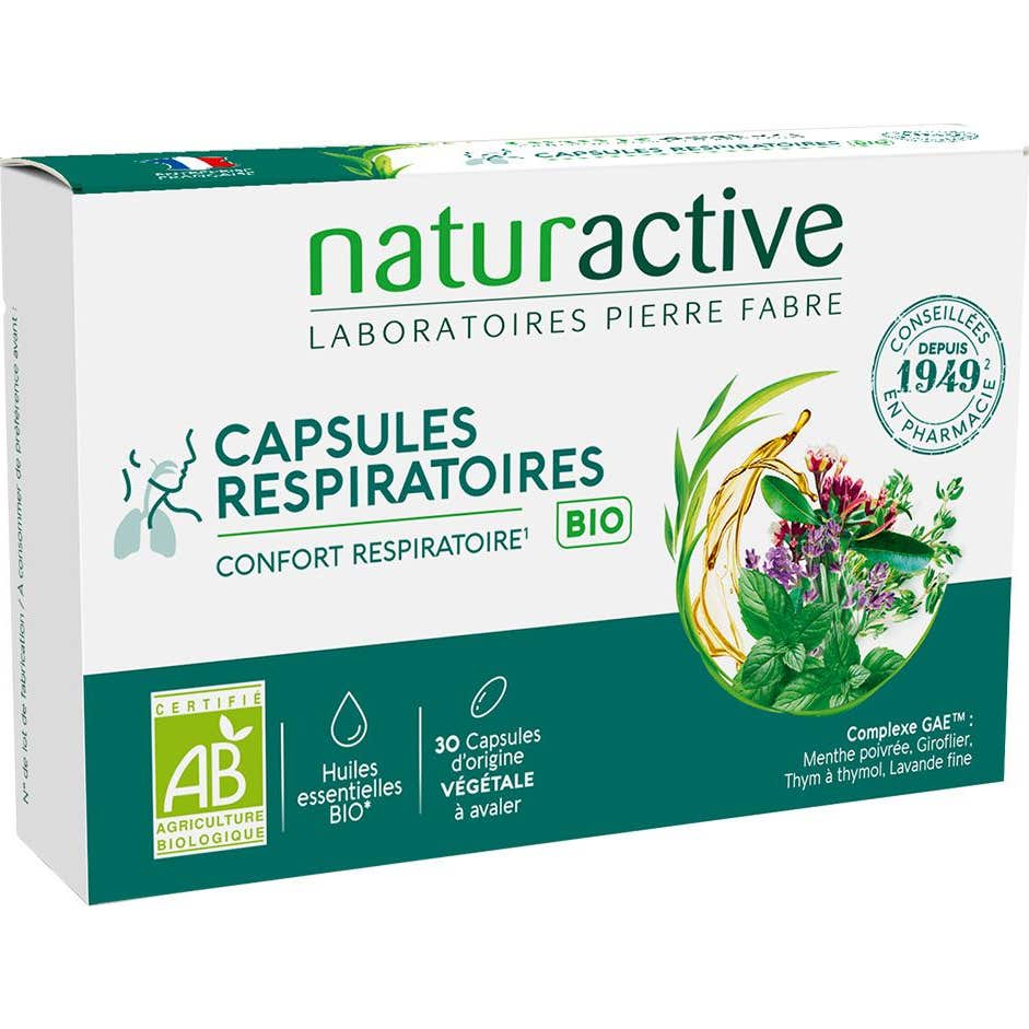 Naturactive Capsules Respiratoires BIO 30caps