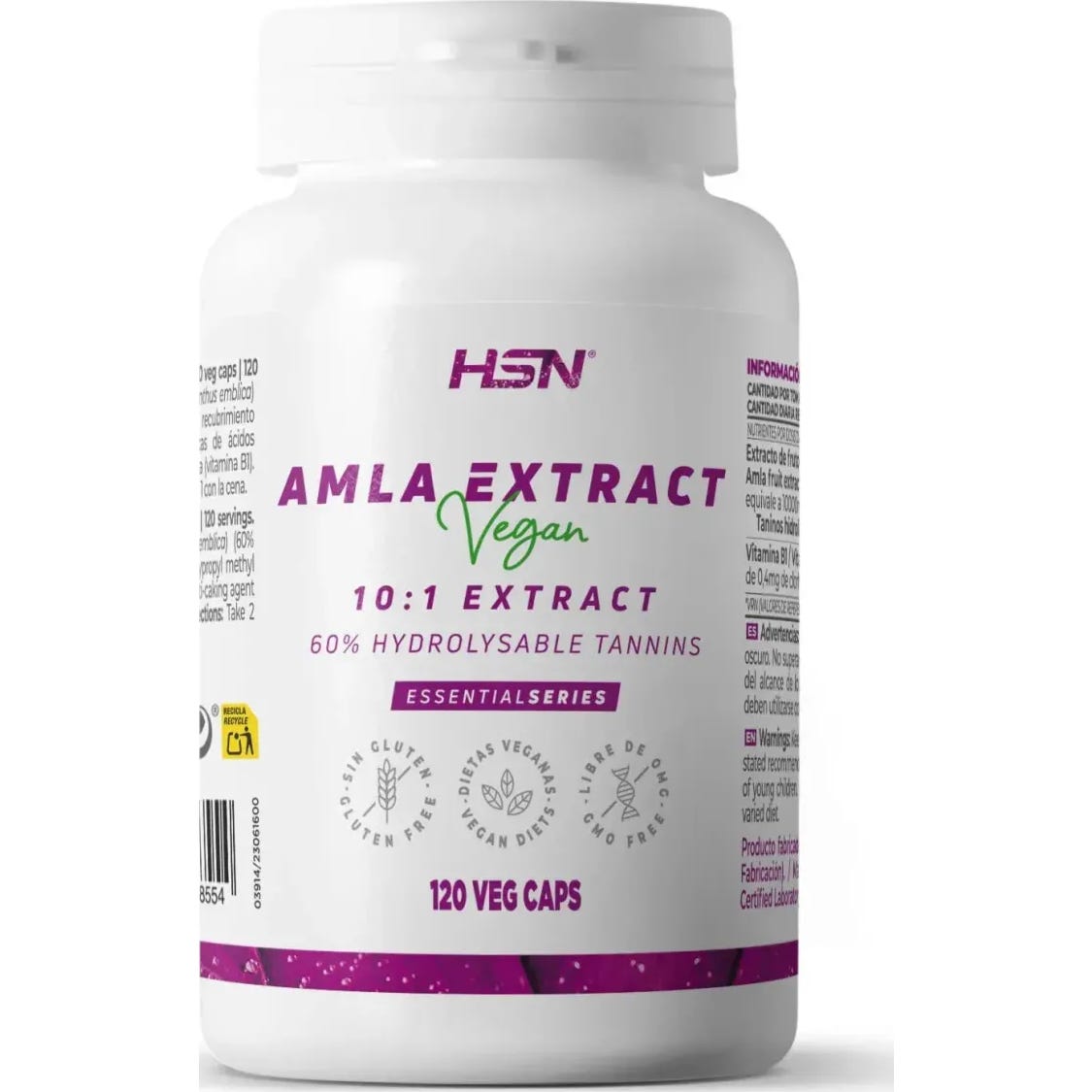 Hsn Extracto De Amla 10:1 120Vcaps 500Mg