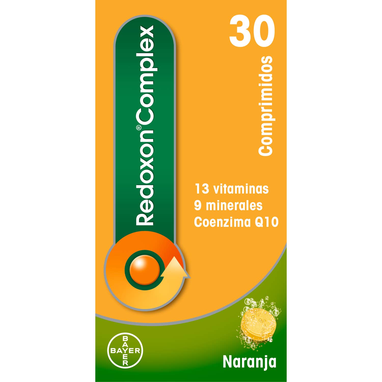 Bayer Redoxon® Complex Orange effervescent30 comprimés