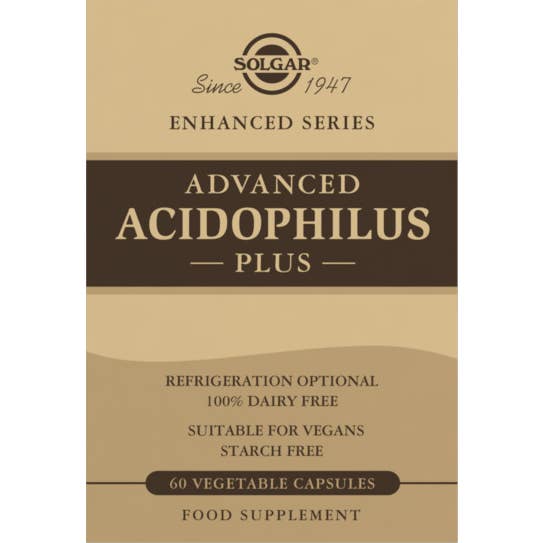 Solgar Advanced Acidophilus Plus 60 gélules végétales