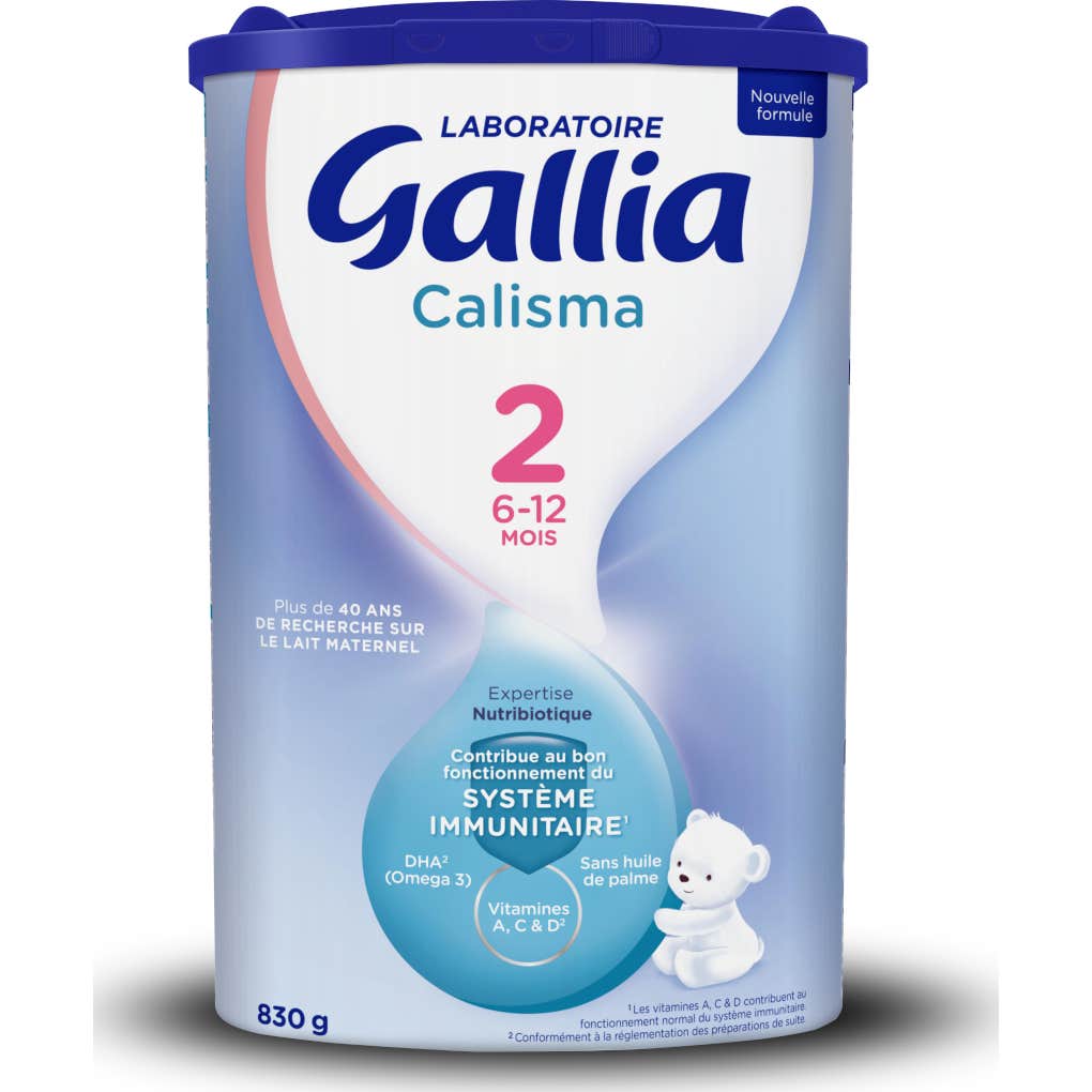 Gallia Calisma 2 Lait en Poudre 6 à 12 Mois 830g