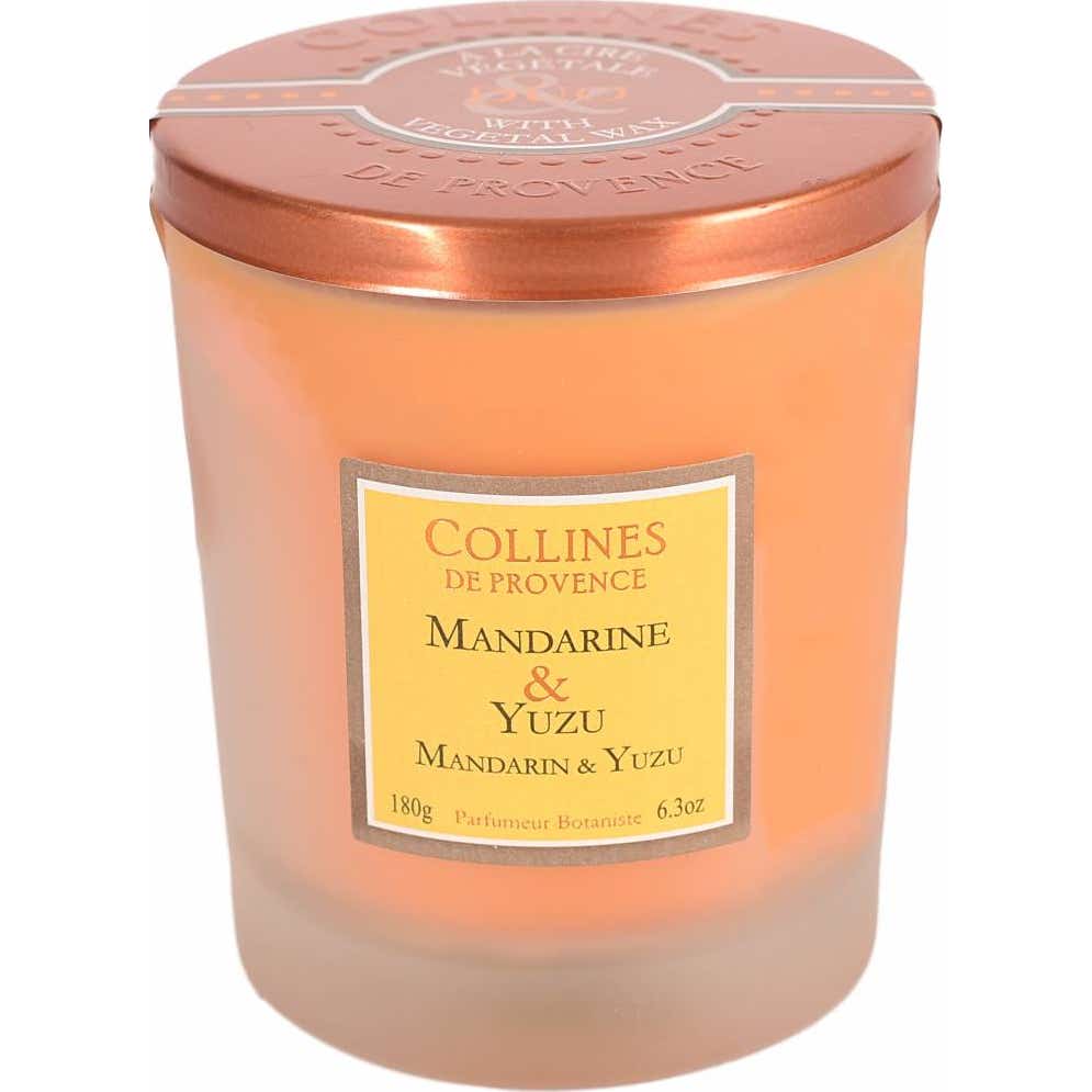 Collines de Provence Bougie Bio Mandarin & Yuzu 180g
