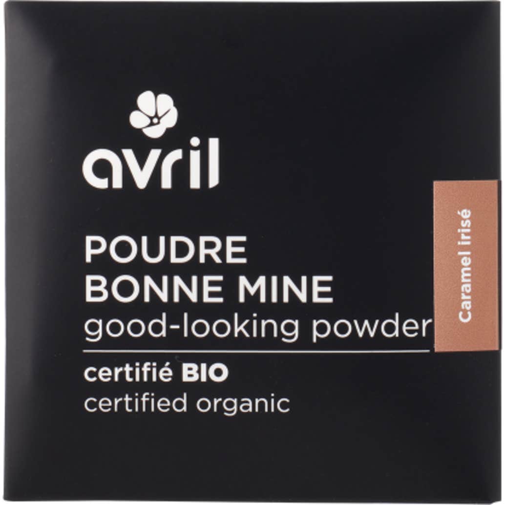 Avril Poudre Bonne Mine Caramel Irisé Recharge Bio 11g