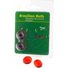 Diverty Sex Taloka Brazilian Balls Intimate Gel Strawberry & Cherry 2uds