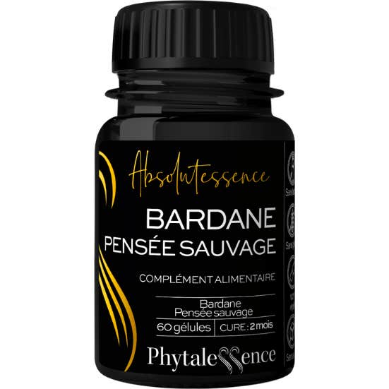 Phytalessence Absolutessence Bardane Pensée Sauvage 60 Gélules