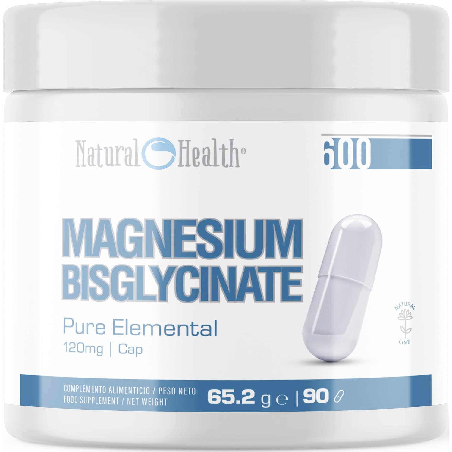 Natural Health Magnesium Bisglycinate 90caps