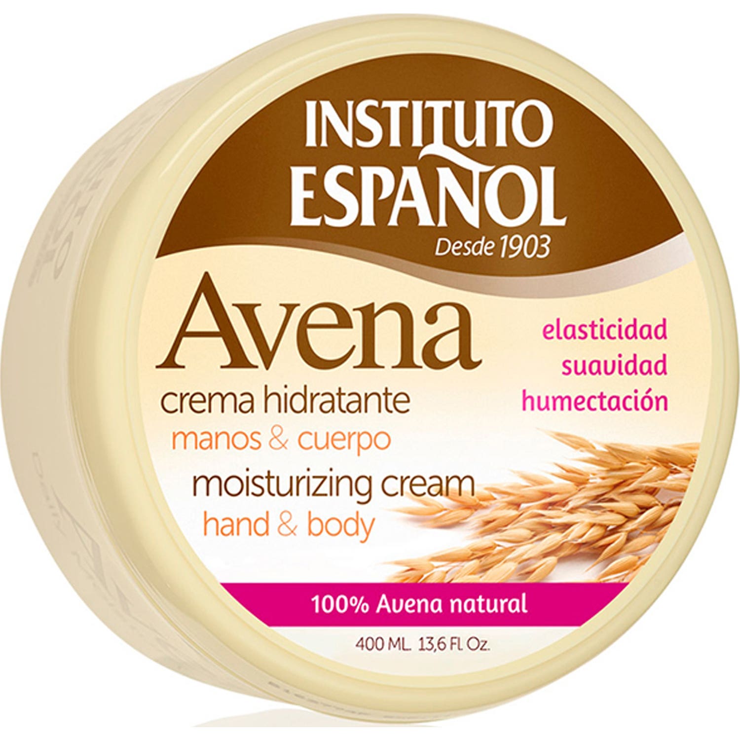Institut Espagnol Crème hydratante à l'avoine 400ml