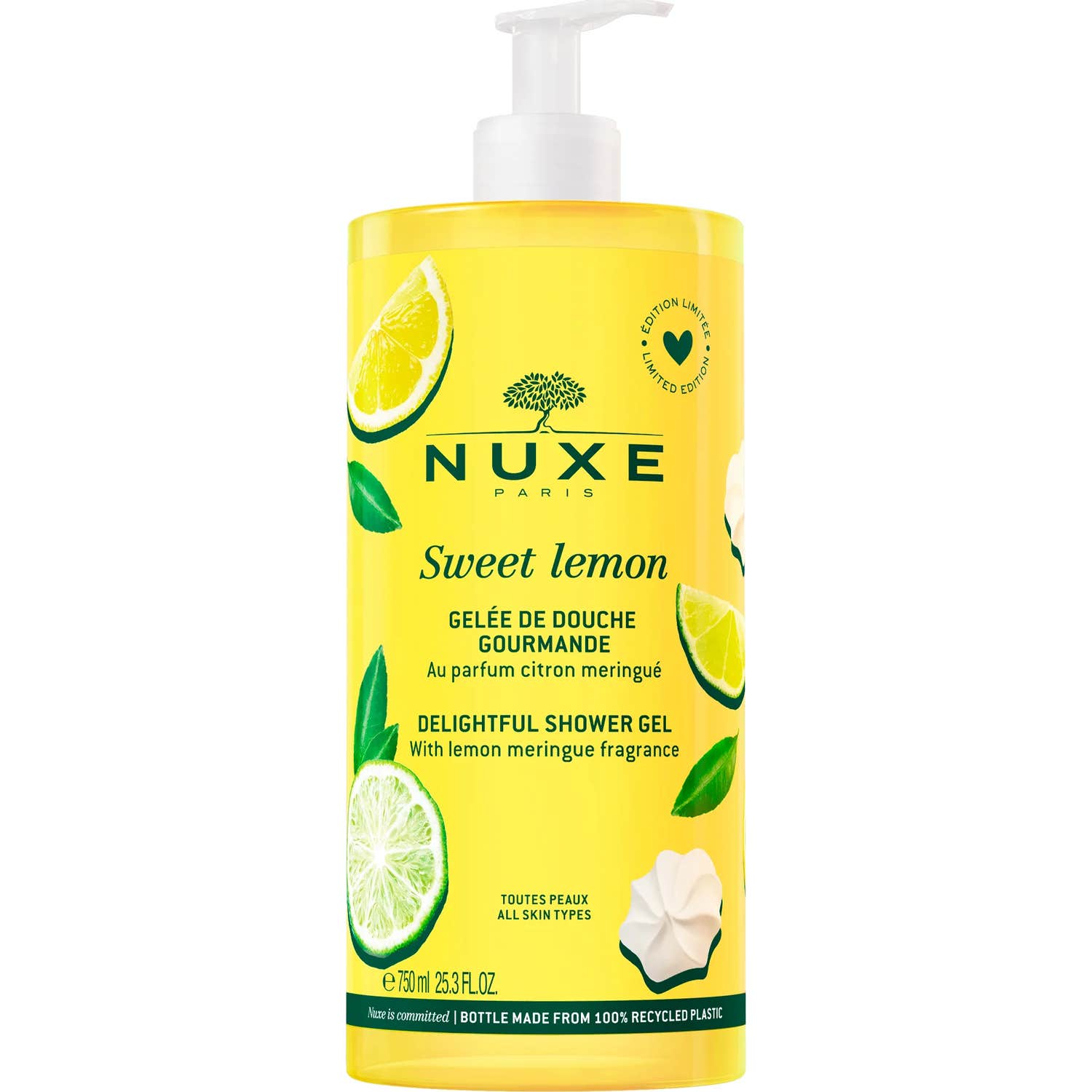 Nuxe Sweet Lemon Gelée De Douche Gourmande 750ml