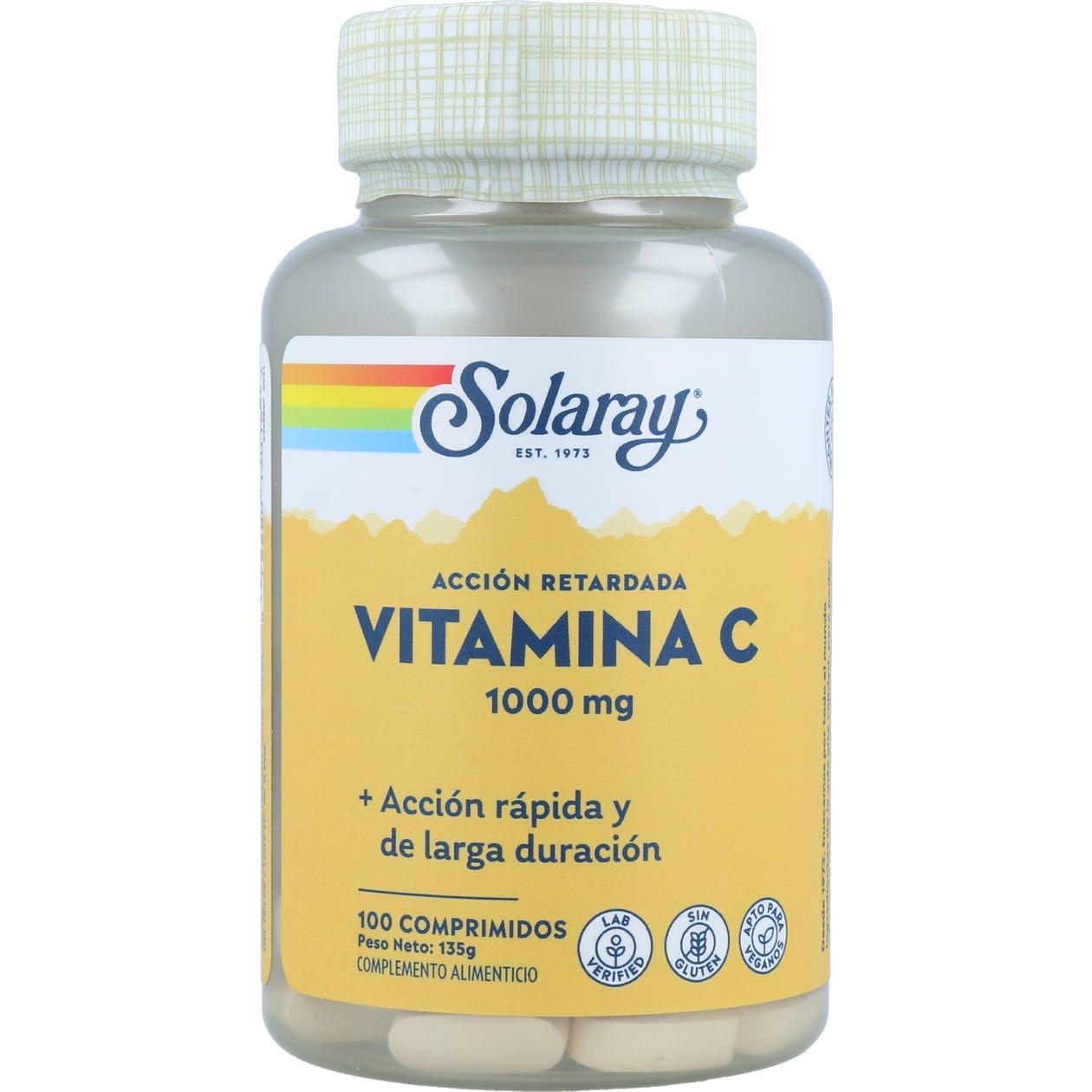 Solaray Vitamine C 1000mg 100 Comprimés
