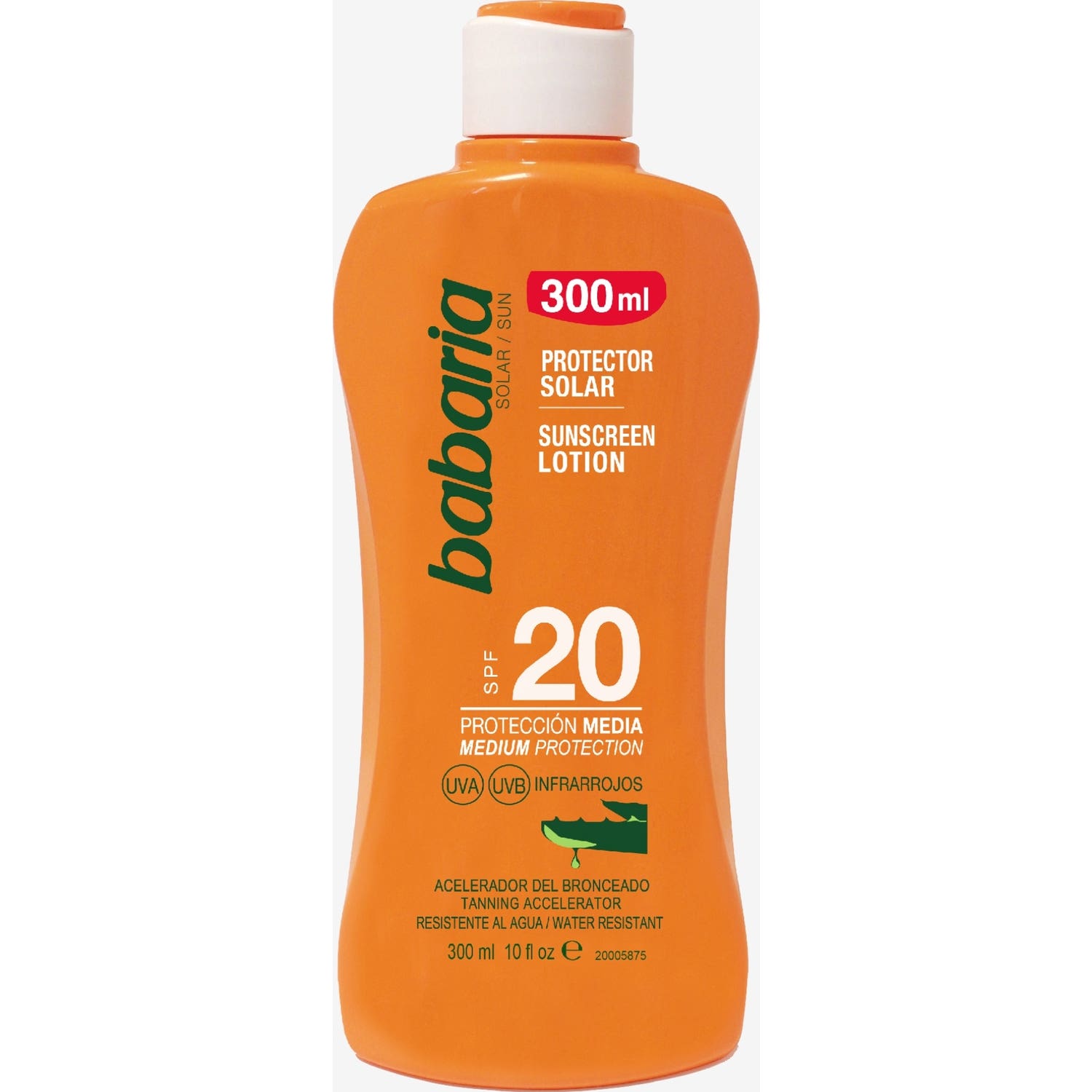 Babaria Protection Solaire Spf20 200ml