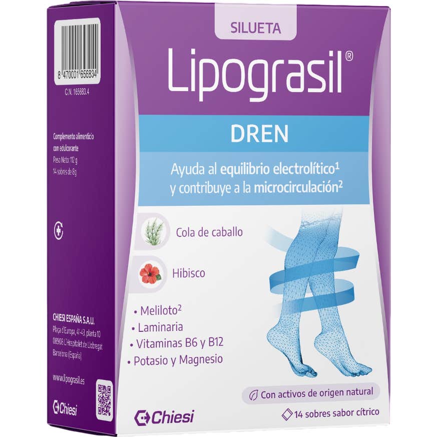 Lipograsil Dren Goût Agrumes Sachets Taille 14