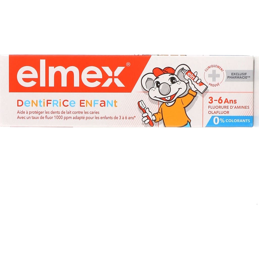 Elmex Dentifrice Anti Caries Bébé 3-6 Ans 50ml