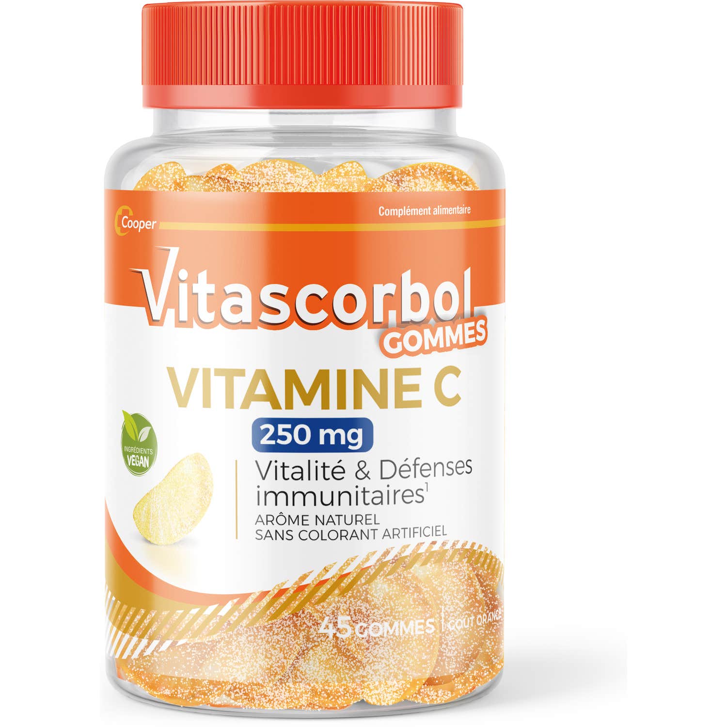 Vitascorbol Vitamine C 250mg 45 Gommes