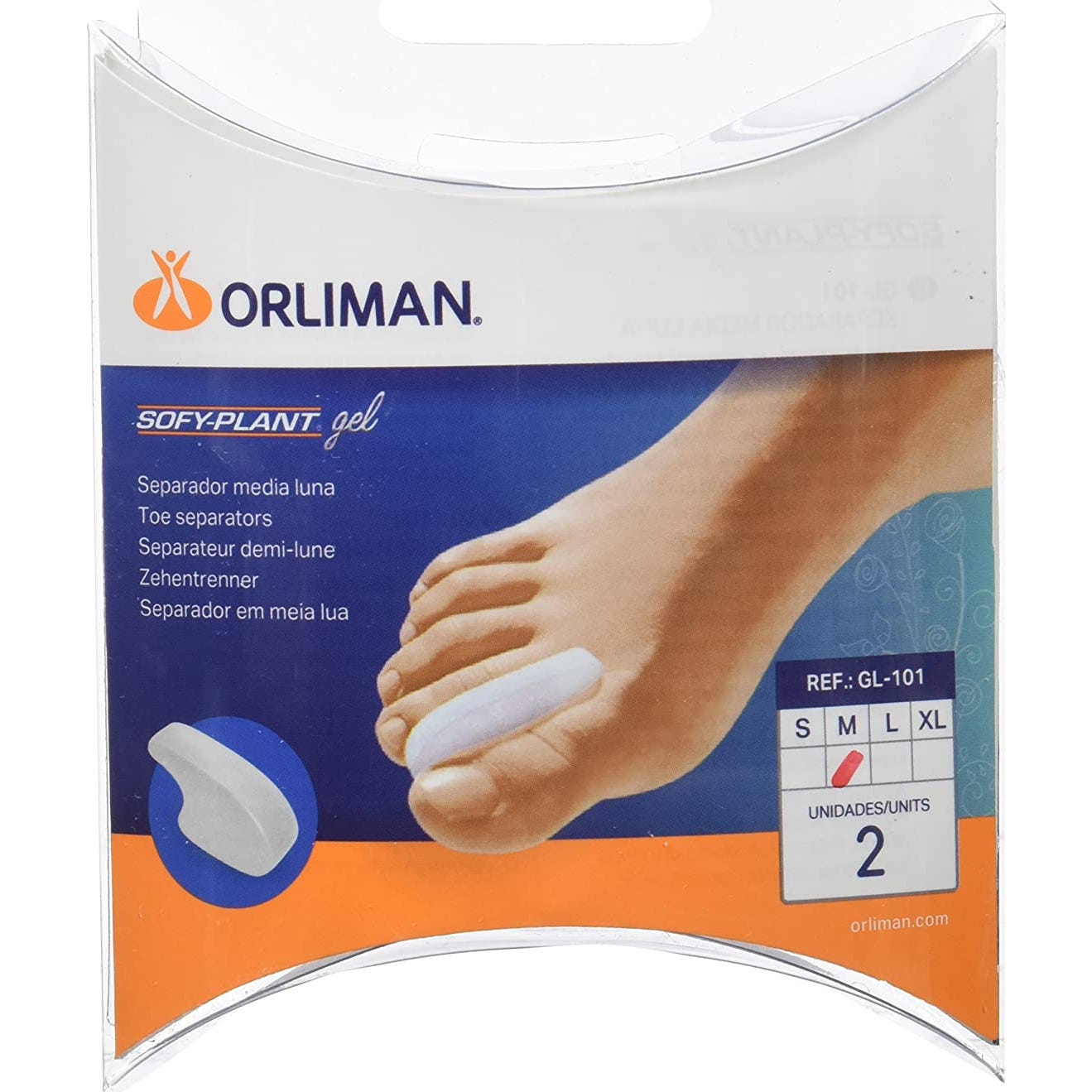 Orliman Separateur Demi-Lune Taille M 2uts