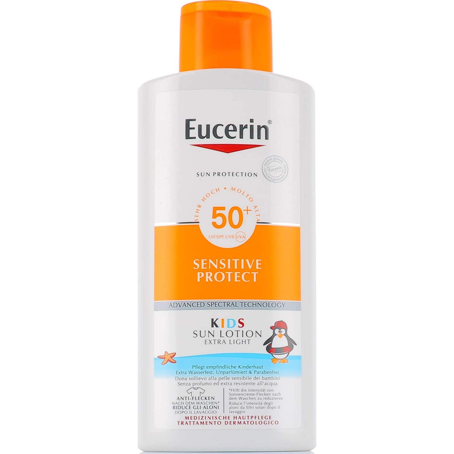 Eucerin Sun Sensitive Protect Lotion pour enfants Spf50+ 400 Ml