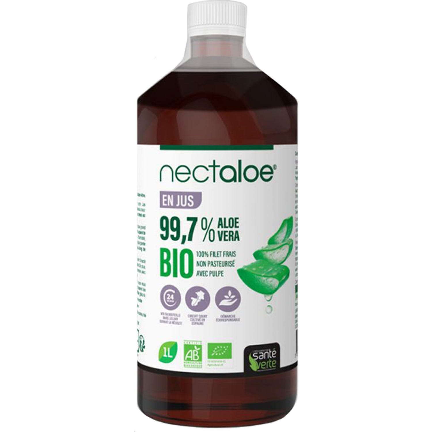 Santé Verte Nectaloe Jus Aloe Vera Bio 1L