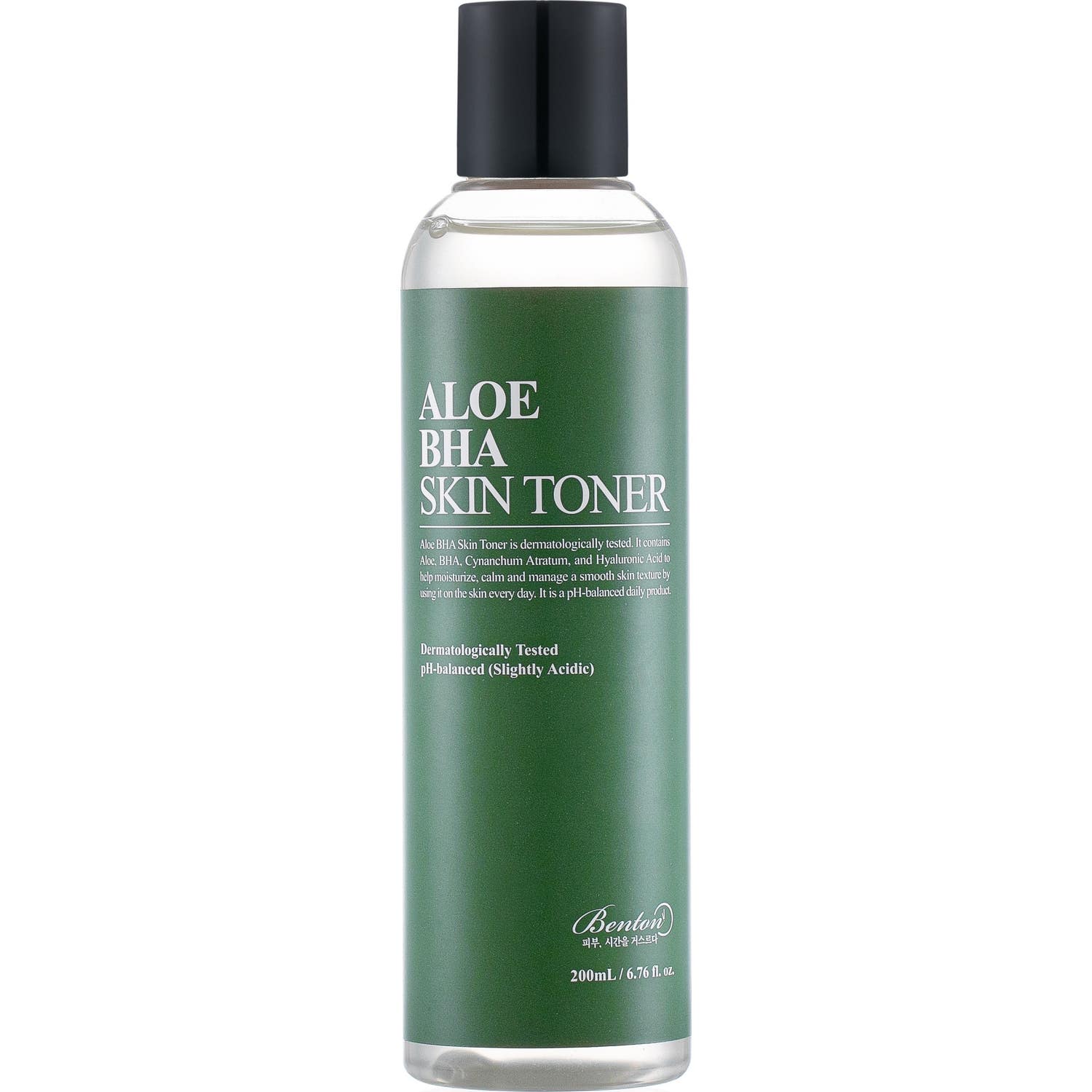 Tonique pour la peau à l'aloe bha de Benton 200ml