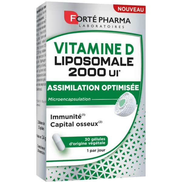 Forté Pharma Vitamine D Liposomale 2000UI 30 Gélules