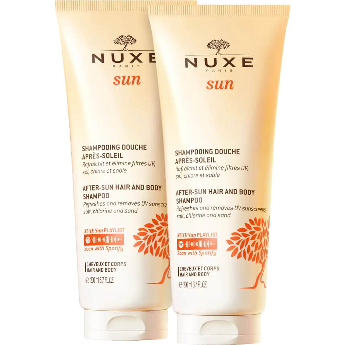 Nuxe Sun Shampooing Douche Après-Soleil 2x200ml