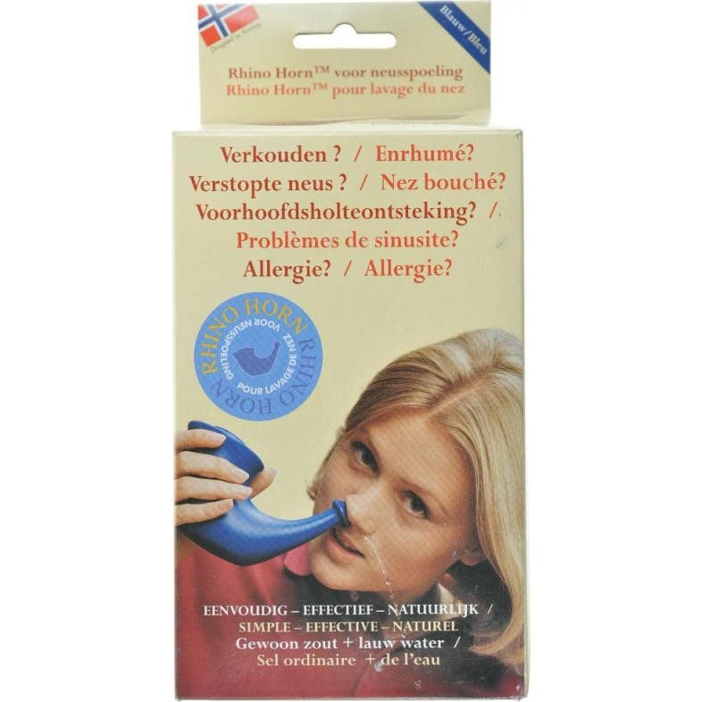 Rhino Horn Lave-nez Bleu 1 Unité