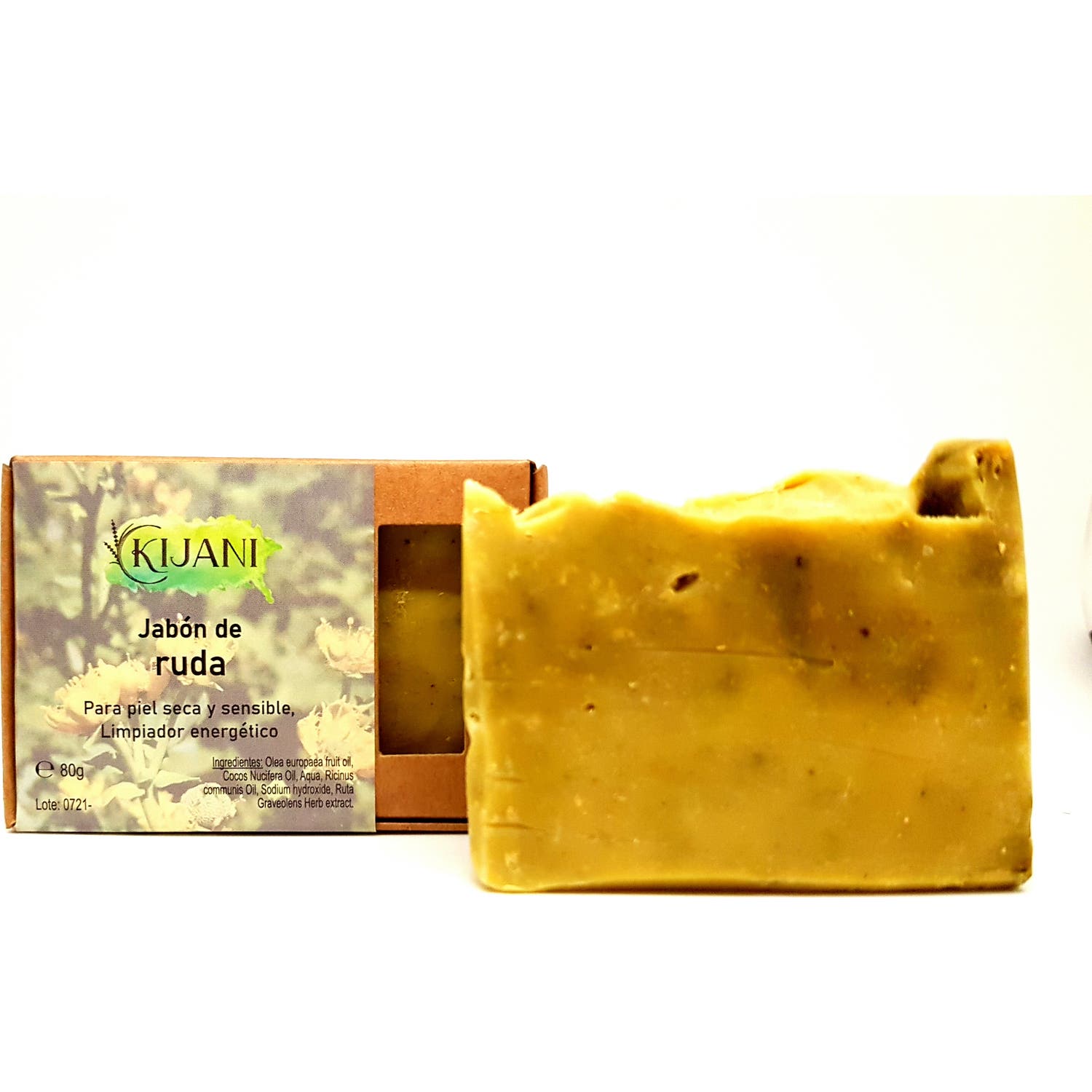 Kijani Shampooing Solide Cheveux Sensibles Charbon Actif 70g