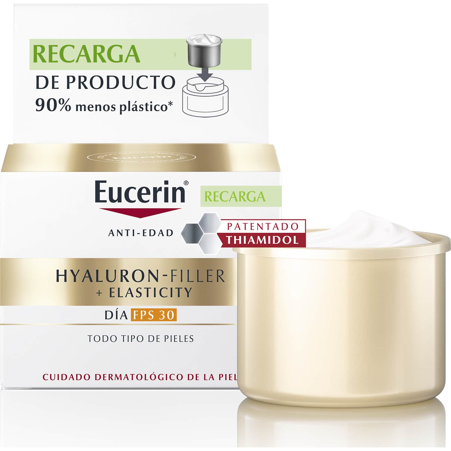 Eucerin Hyaluron Filler + Elasticity Crème De Jour SPF30 Recharge 50ml