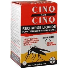Cinq Sur Cinq Recharge Liquide Diffuseur Electrique 50 nuits 35ml