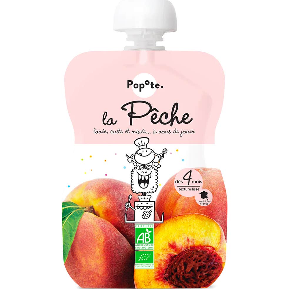 Popote Compote Peche 120g