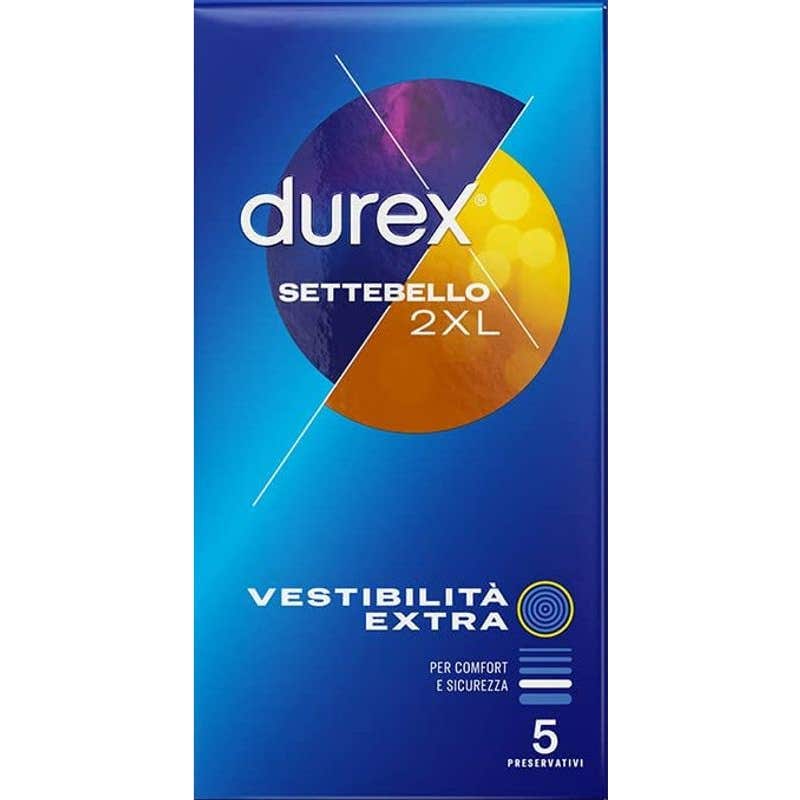Durex Settebello 2XL Préservatifs 5uts