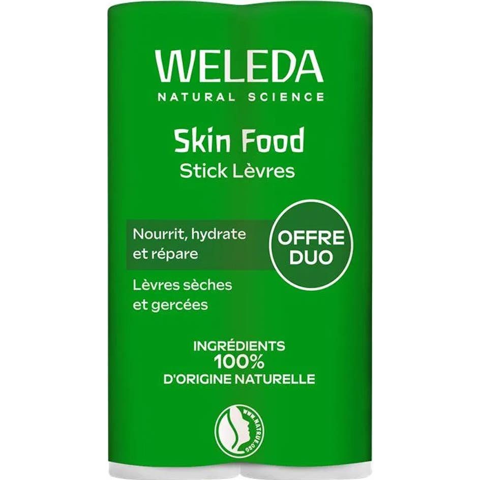 Weleda Skin Food Stick Lèvres 2x4.8 gr