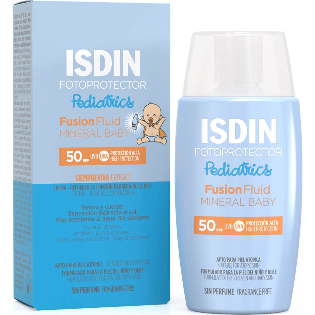 Fotoprotector ISDIN® Pediatrics Fusion Fluid Mineral Baby SPF 50+ 50 ml