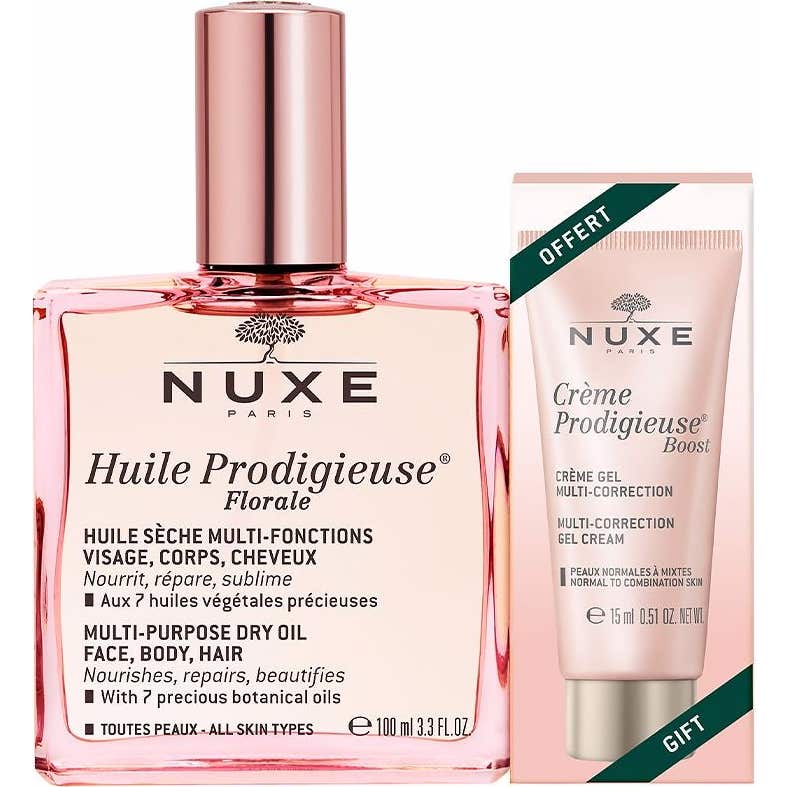 Nuxe Huile Prodigieuse Florale 100ml + Crème Prodigieuse Boost 15ml